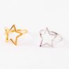 Star ring gold-white